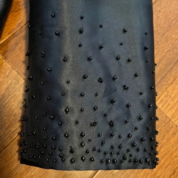 Preston and York Elegant Dark Blue Skirt Suit Set Sz 8 - Picture 3 of 4